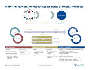 Performing Market Assessments for Medical Products 040219